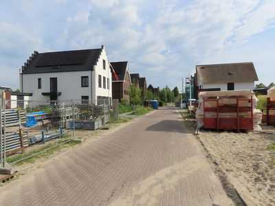 915086 Gezicht in de Schrevenboslaan met monumentale nieuwbouwwoningen in de buurt Park-Zuid te De Meern (gemeente Utrecht).